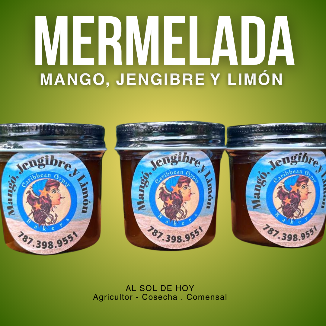 Mermelada Mango, Jengibre y Limón