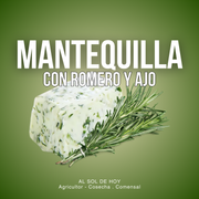 Mantequilla con Romero y Ajo