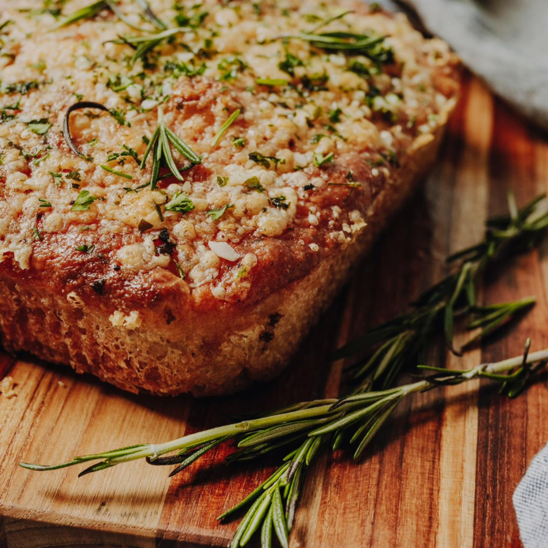 Focaccia de Hierbas y queso