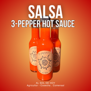Salsa 3-pepper hot sauce: